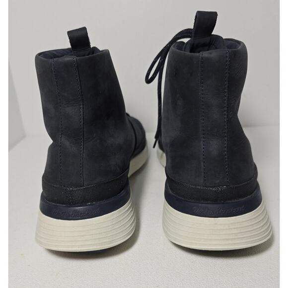 Wolf and Shepherd Crossover Hiker Winterized Boot Mens 12 Navy Blue Leather - Picture 6 of 13